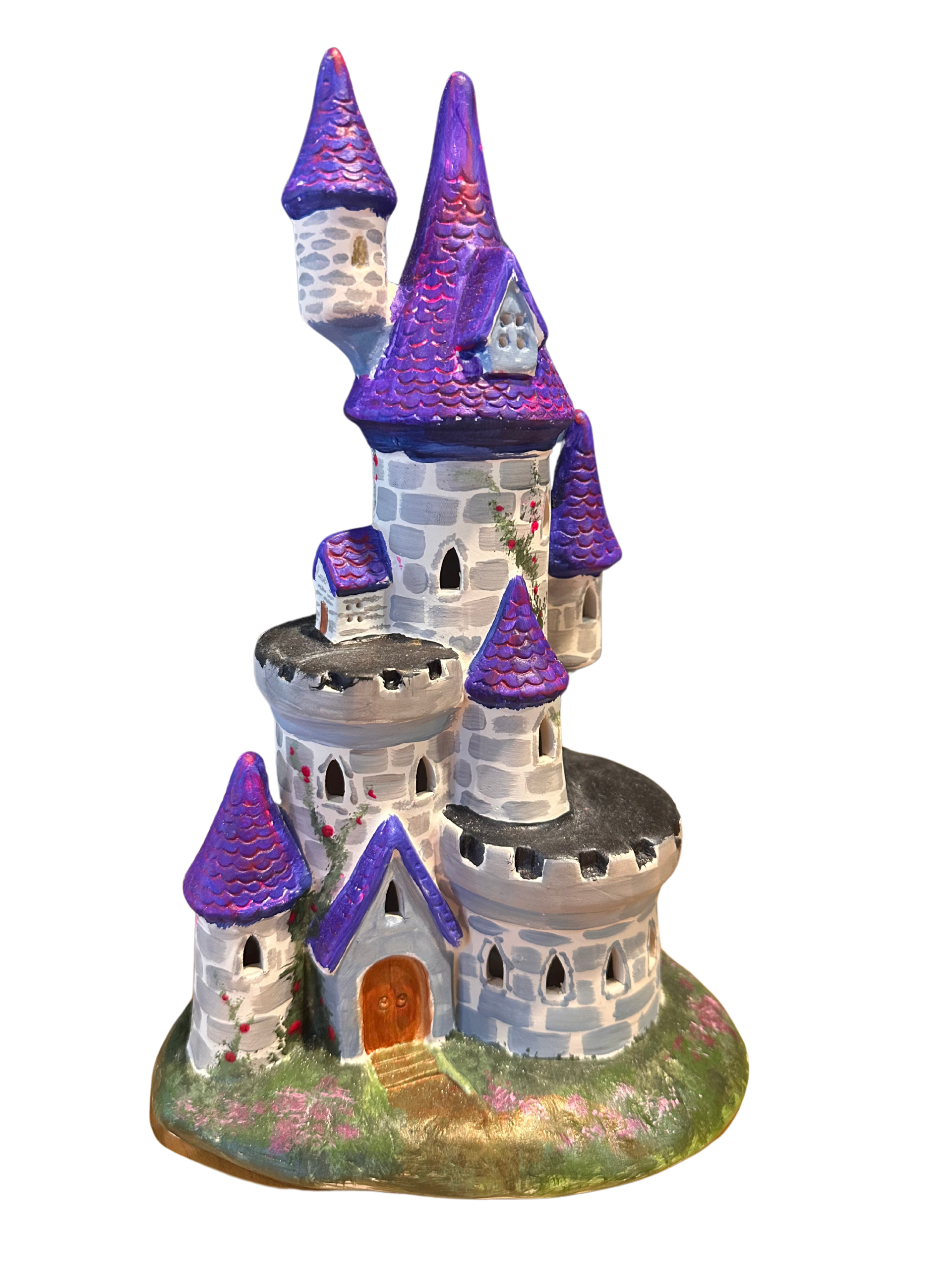 Light Up Ceramic Fairytale Castle